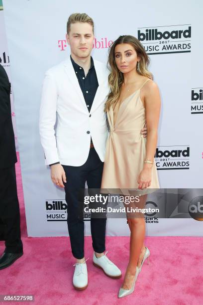 Cameron Fuller and Lauren Elizabeth attend the 2017 Billboard Music Awards at the T-Mobile Arena on May 21, 2017 in Las Vegas, Nevada.