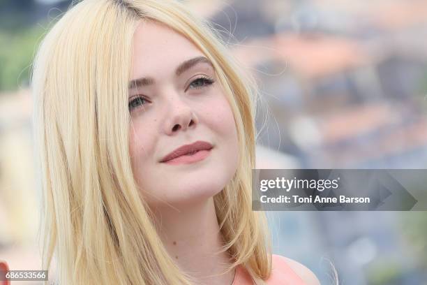 Elle Fanning attends the "How To Talk To Girls At Parties" Photocall during the 70th annual Cannes Film Festival at Palais des Festivals on May 21,...