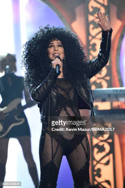 Honoree Cher performs onstage during the 2017 Billboard Music Awards at T-Mobile Arena on May 21, 2017 in Las Vegas, Nevada.