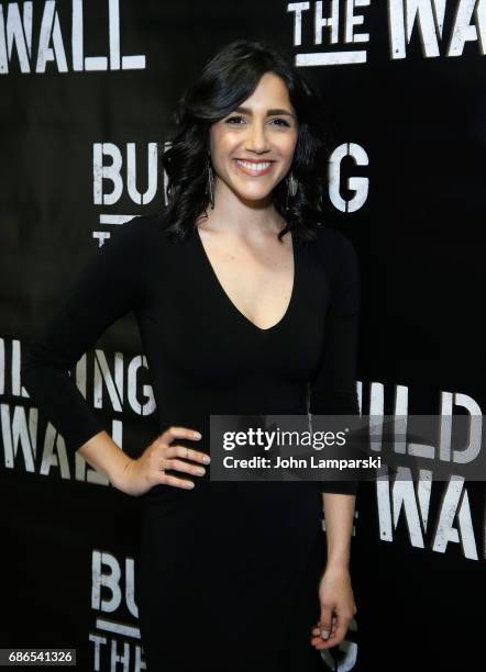 Samantha Massell attends "Building The Wall" opening night at New World Stages on May 21, 2017 in New York City.