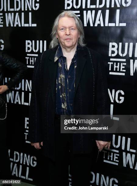 Christopher Hampton attends "Building The Wall" opening night at New World Stages on May 21, 2017 in New York City.