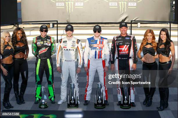 All the stage winners and the fan vote winner from the Monster Energy Open on May 20, 2017 at the Charlotte Motor in Concord, NC.