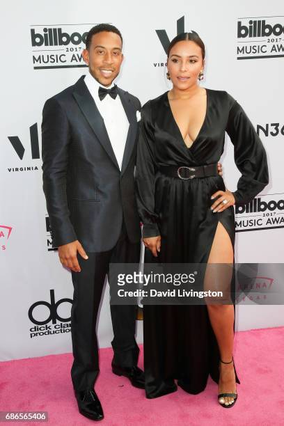 Host Ludacris and model Eudoxie Mbouguiengue attend the 2017 Billboard Music Awards at the T-Mobile Arena on May 21, 2017 in Las Vegas, Nevada.