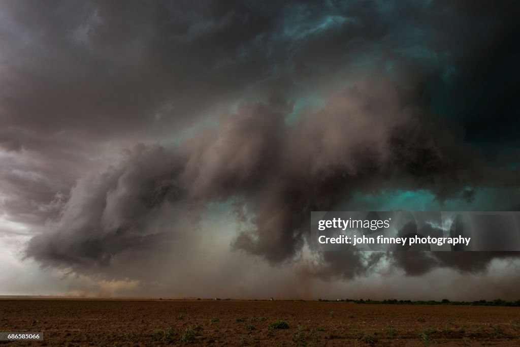 Tornado touches down. Patricia, Texas,  USA