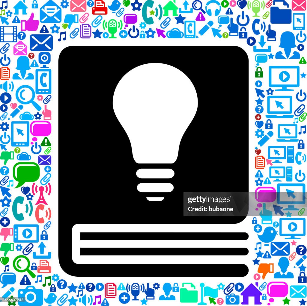 Book Cover Technology Web Vector Background Pattern