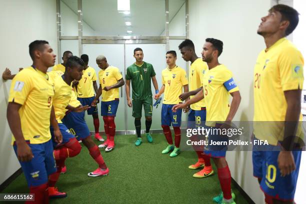 Team of Ecuador ahead of the FIFA U-20 World Cup Korea Republic 2017 group F match between Ecuador and USA at Incheon Munhak Stadium on May 22, 2017...