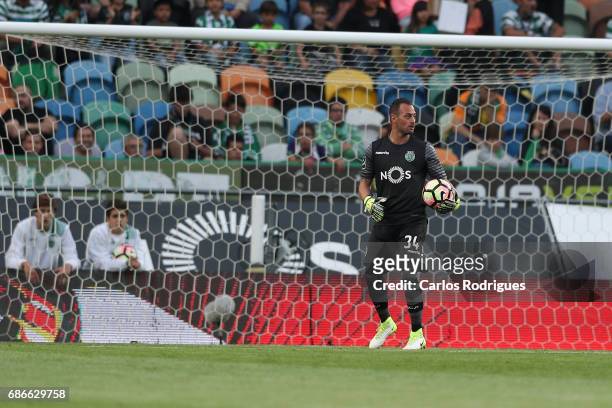 Sporting CP's goalkeeper Beto from Portugal during the Sporting CP v GD Chaves - Portuguese Primeira Liga match at Estadio Jose Alvalade on May 21,...