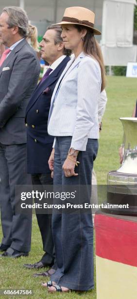 Princess Elena attends the Global Champions Tour tournament on May 21, 2017 in Madrid, Spain.