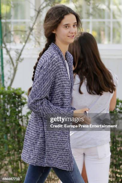 Princess Elena's daugther Victoria Federica de Marichalar attends the Global Champions Tour tournament on May 21, 2017 in Madrid, Spain.