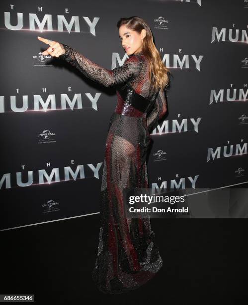 Sofia Boutella arrives ahead of The Mummy Australian Premiere at State Theatre on May 22, 2017 in Sydney, Australia.