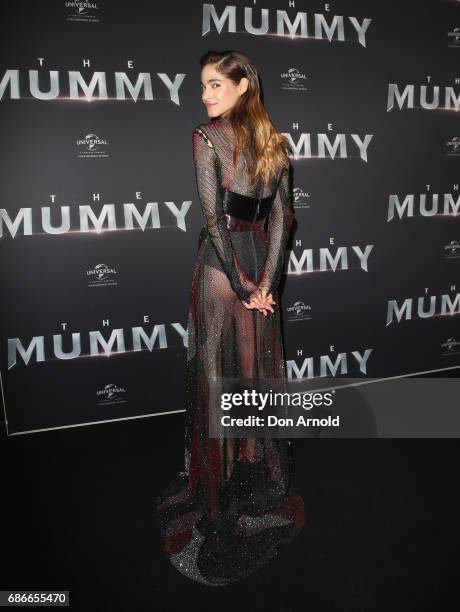 Sofia Boutella arrives ahead of The Mummy Australian Premiere at State Theatre on May 22, 2017 in Sydney, Australia.