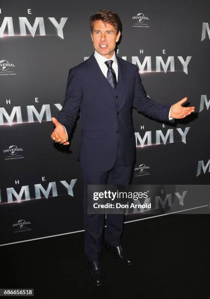 Tom Cruise arrives ahead of The Mummy Australian Premiere at State Theatre on May 22, 2017 in Sydney, Australia.