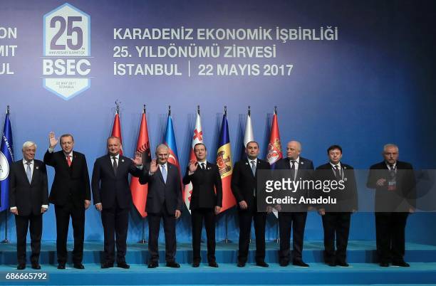 President of Turkey Recep Tayyip Erdogan , Prime Minister of Turkey Binali Yildirim , President of Greece Prokopis Pavlopulos , Russian Prime...