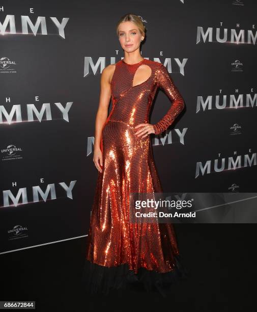 Annabelle Wallis arrives ahead of The Mummy Australian Premiere at State Theatre on May 22, 2017 in Sydney, Australia.