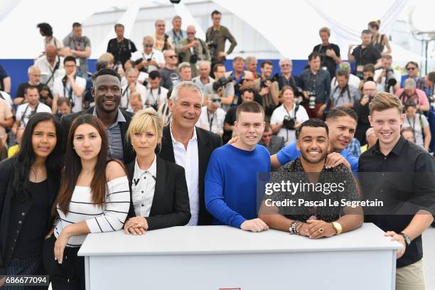 Melissa Gilbert, Warda Rammach, Mamadou Doumbia, Marina Fois, director Laurent Cantet, Matthieu Lucci, Issam Talbi, Julien Souve and Florian Beaujean...