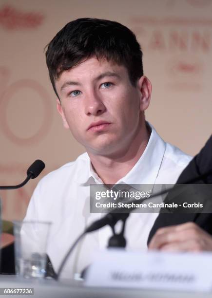 Actor Barry Keoghan attends "The Killing Of A Sacred Deer" press conference during the 70th annual Cannes Film Festival at Palais des Festivals on...