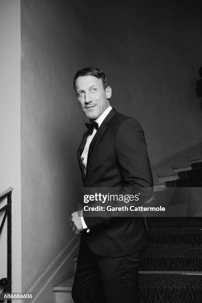 Wotan Wilke Mohring departs the Martinez Hotel on May 20, 2017 in Cannes, France.