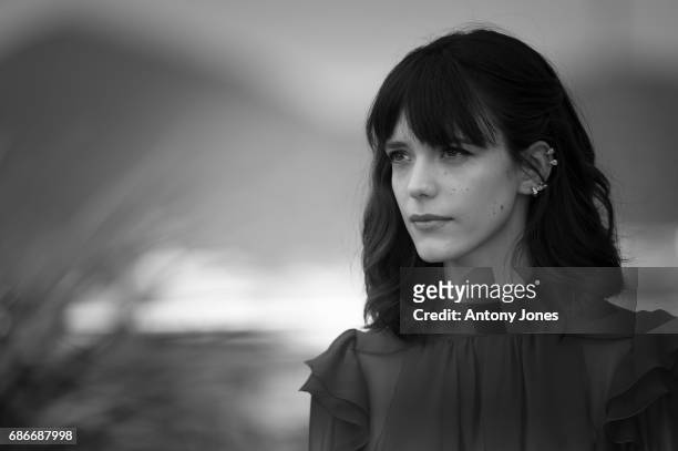 Actress Stacy Martin attends the 'Redoutable ' photocall during the 70th annual Cannes Film Festival at on May 21, 2017 in Cannes, France.