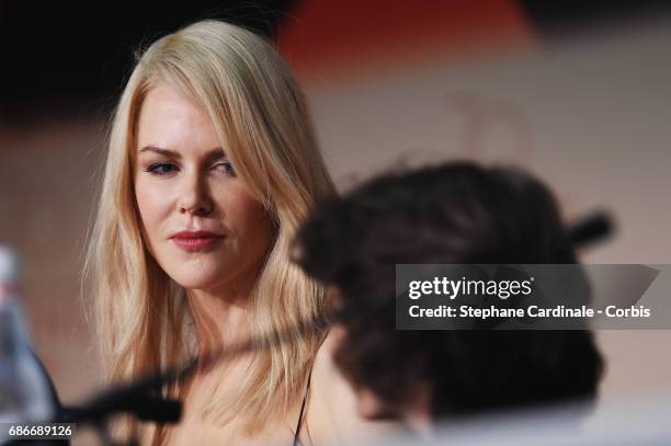 Nicole Kidman attends "The Killing Of A Sacred Deer" press conference during the 70th annual Cannes Film Festival at Palais des Festivals on May 22,...