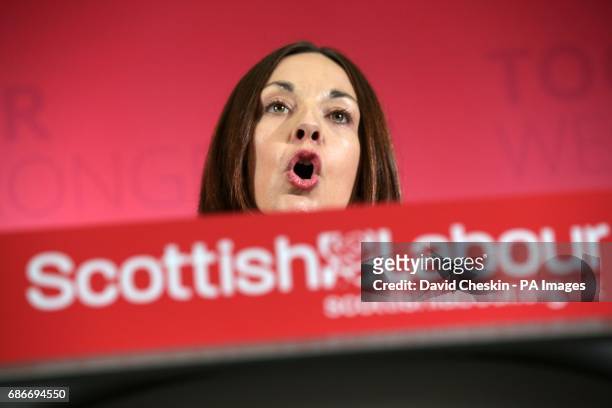 Scottish Labour leader Kezia Dugdale during the launch of the Scottish Labour manifesto at the Grassmarket Community Project in Edinburgh.