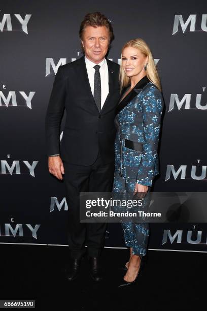 Richard Wilkins and Sonia Kruger arrive ahead of The Mummy Australian Premiere at State Theatre on May 22, 2017 in Sydney, Australia.