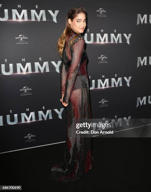 Sofia Boutella arrives ahead of The Mummy Australian Premiere at State Theatre on May 22, 2017 in Sydney, Australia.