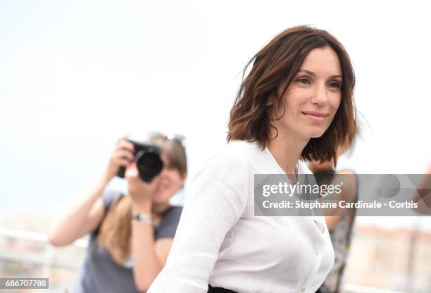 Actress Aure Atika attends the "Waiting For Swallows " photocall during the 70th annual Cannes Film Festival at Palais des Festivals on May 22, 2017...