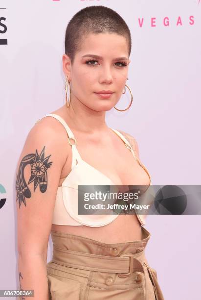Singer-songwriter Halsey attends the 2017 Billboard Music Awards at T-Mobile Arena on May 21, 2017 in Las Vegas, Nevada.