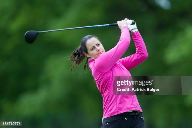 Hazel Kavanagh from Carr Golf Centre at Spawell during the 2017 Titleist & Footjoy PGA Professional Championship - Irish Qualifier at Luttrellstown...