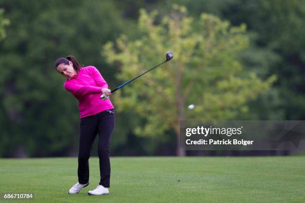 Hazel Kavanagh from Carr Golf Centre at Spawell during the 2017 Titleist & Footjoy PGA Professional Championship - Irish Qualifier at Luttrellstown...