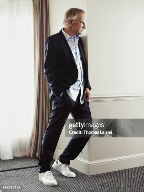 Actor Christophe Lambert is photographed on March 13, 2017 in Paris, France.
