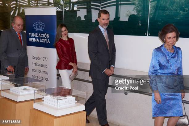 King Juan Carlos, Queen Letizia of Spain, King Felipe VI of Spain and Queen Sofia attend the 40th anniversary of Reina Sofia Alzheimer Foundation on...