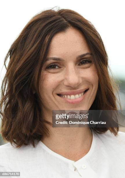 Actress Aure Atika attends the "Waiting For Swallows " photocall during the 70th annual Cannes Film Festival at Palais des Festivals on May 22, 2017...