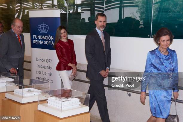 King Juan Carlos, Queen Letizia of Spain, King Felipe VI of Spain and Queen Sofia attend the 40th anniversary of Reina Sofia Alzheimer Foundation on...
