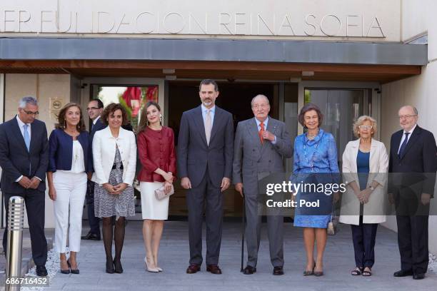 Queen Letizia of Spain, King Felipe VI of Spain, King Juan Carlos and Queen Sofia attend the 40th anniversary of Reina Sofia Alzheimer Foundation on...