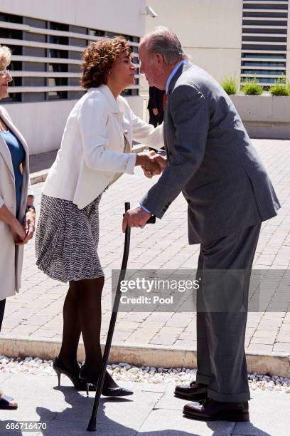 King Juan Carlos attends the 40th anniversary of Reina Sofia Alzheimer Foundation on May 22, 2017 in Madrid, Spain.