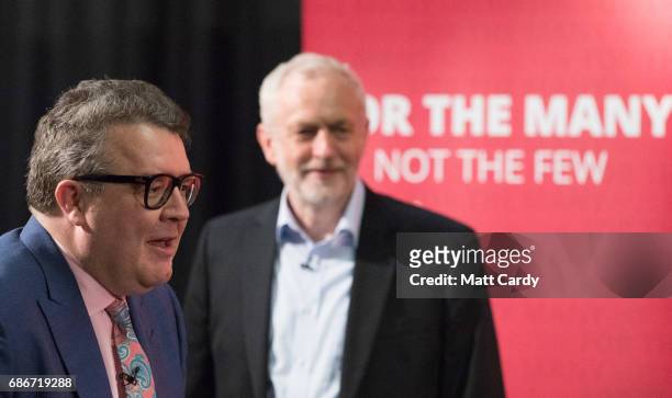 Labour deputy leader Tom Watson speaks at the launch Labour's Cultural Manifesto at Fruit on May 22, 2017 in Hull, England. Britain goes to the polls...