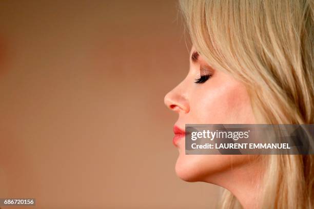 Australian actress Nicole Kidman attends a press conference for the film 'The Killing of a Sacred Deer' at the 70th edition of the Cannes Film...