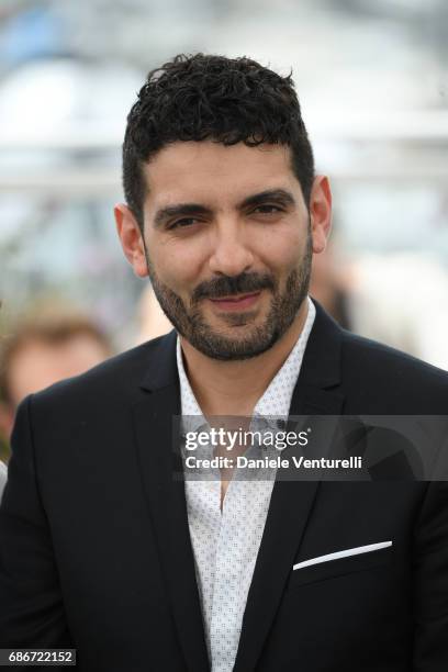 Director Karim Moussaoui attends the "Waiting For Swallows " photocall during the 70th annual Cannes Film Festival at Palais des Festivals on May 22,...
