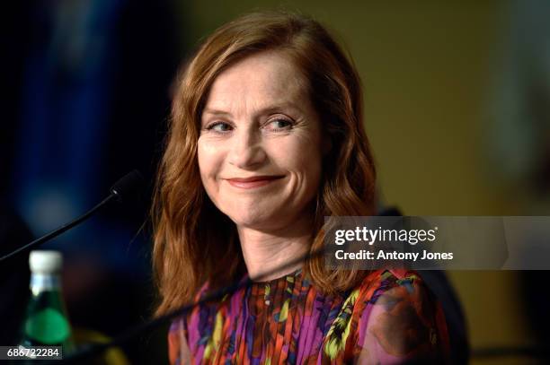 Actress Isabelle Herbert attends the "Happy End" press conference during the 70th annual Cannes Film Festival on May 22, 2017 in Cannes, France.