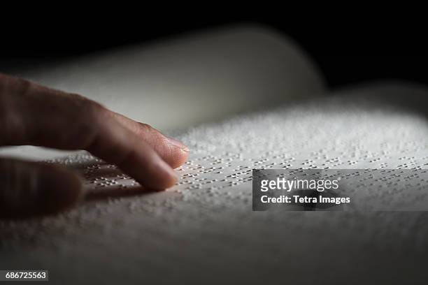 book with braille text - blind stock pictures, royalty-free photos & images