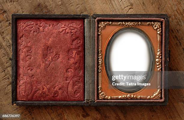 antique picture frame - daguerreotype stock pictures, royalty-free photos & images