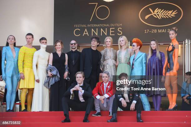 Actresses Nicole Kidman, Elle Fanning, actors Alex Sharp, AJ Lewis, director John Cameron Mitchell, costume designer Sandy Powell, Novel's author...