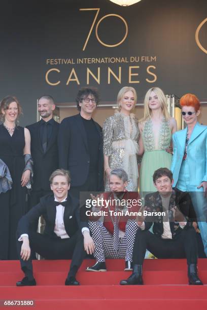 Actresses Nicole Kidman, Elle Fanning, actors Alex Sharp, AJ Lewis, director John Cameron Mitchell, costume designer Sandy Powell, Novel's author...