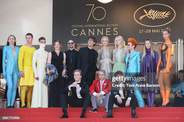 Actresses Nicole Kidman, Elle Fanning, actors Alex Sharp, AJ Lewis, director John Cameron Mitchell, costume designer Sandy Powell, Novel's author...