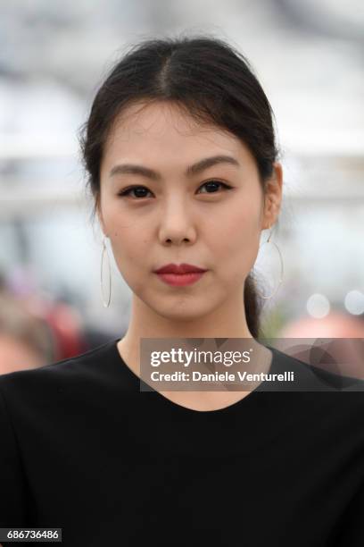 Actress Kim Min Hee attends the "The Day After " photocall during the 70th annual Cannes Film Festival on May 22, 2017 in Cannes, France.