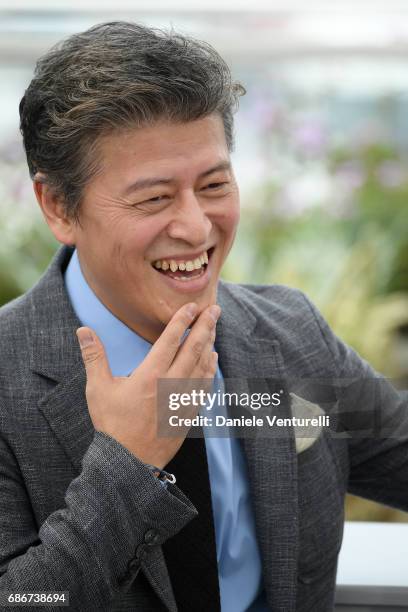 Actor Haehyo Kwon attends the "The Day After " photocall during the 70th annual Cannes Film Festival at Palais des Festivals on May 22, 2017 in...