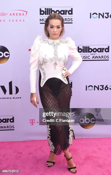 Rita Ora attends the 2017 Billboard Music Awards at T-Mobile Arena on May 21, 2017 in Las Vegas, Nevada.