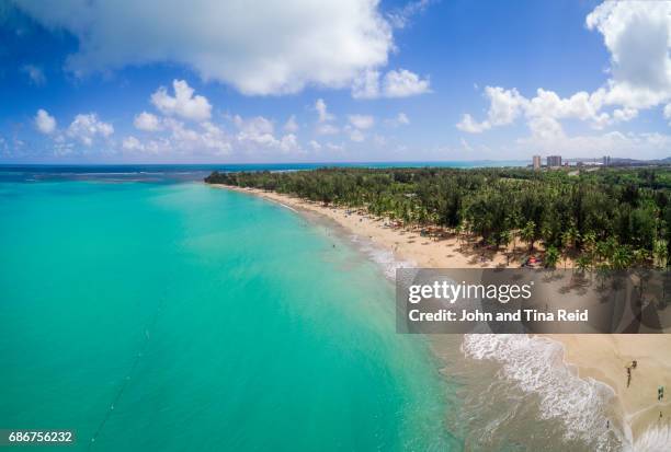 monserrate beach - puerto rico stock pictures, royalty-free photos & images