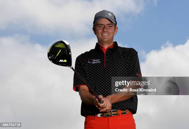 Charlie Bull of England poses for a portrait during the first round of Andalucia Costa del Sol Match Play at La Cala Resort on May 18, 2017 in La...